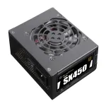 SilverStone SST-SX450-B - toiteplokk (sisemine) - ATX12V 2.4/ SFX12V - 80 PLUS Bronze - AC 90-265 V - 450 Watt - aktiivne PFC - must