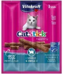 Vitakraft CatStick Mini kassimaiused lestaga ja oomega-3-ga, 3 tk