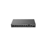 Hallatav L2 l&uuml;liti RUIJIE RG-ES210GS-P &mdash; 10x Gigabit RJ-45, 2x SFP, 8x PoE+ porti, 120W PoE eelarve, pilvehallatav