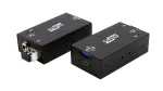 EXSYS EX-1448MM 2-porti USB 3.2 Gen1 pikendaja mitmemoodilisel fiiberoptilisel kaablil kuni 300 m