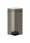 Brabantia NewIcon 12L pedaaliga pr&uuml;gikast, plaatina