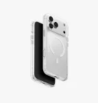 UNIQ Clario Magclick laadimisega l&auml;bipaistev &uuml;mbris iPhone 18 Pro Max / 17 Pro Max jaoks