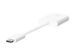 Belkin F7U081BTWH RockStar USB-C heli- ja laadimisadapter, valge