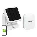 RainPoint nutikas p&auml;ikeseenergial t&ouml;&ouml;tav veepumba komplekt HTP115FR koos HWG023WBRF v&otilde;rgul&uuml;&uuml;si ja rakendusega aia niisutamiseks