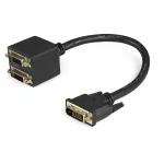 StarTech.com 30cm (1 ft) DVI-D 2x DVI-D digitaalne videolaoturikaabel - M/F ~ 1 ft DVI-D 2x DVI-D digitaalne videolaoturikaabel - M/F