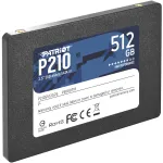 2,5-tolline SATA III SSD PATRIOT P210 512 GB &mdash; 500 MB/s lugemine, 400 MB/s kirjutamine
