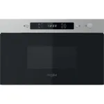 Sisseehitatud mikrolaineahi WHIRLPOOL MBNA900X &mdash; 750 W, 22 L, roostevaba teras, nupujuhtimine, ilma grillita