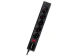 Liigpingekaitse TRACER PowerGear Tracer 47138 5 m must pistikupesadega pikendusjuhe 5 m kaabliga