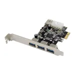 MicroConnect MC-USB3.0-F2B2-V2 PCIe USB 3.0 kaart, 2x v&auml;lised + 2x sisemised USB 3.0