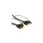 Microconnect MONGH5BMJ videokaabli adapter 5 m VGA (D-Sub) + 3,5 mm Must