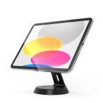 Compulocks GLDTABB GlideTab lukustatav tahvelarvuti alus, alumiinium, tahvelarvutitele kuni 27,9 cm (11 tolli), leti- / seinakinnitus, must