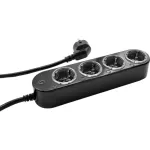 Pistikupesariba Shelly Plug & Play PS4 Gen4 &mdash; 4 pistikupesa, 12A pesa kohta