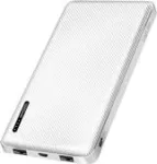 LOGILINK Akupank 10.000 mAh, valge, 2xUSB-A, USB-C + kiirlaadimisfunktsioon (PA0328WRF)