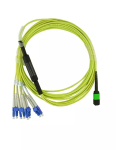 BlueOptics CBL-0206-01-BO &uuml;hemoodiline breakout-valguskaabel, MTP/APC kuni 4x Duplex LC/UPC, 1 m