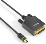 PureLink Ultimate Series ULS2100 - Adapterkaabel - Single Link - Mini DisplayPort (M) lukustusega DVI-D (M) kruvilukuga - DisplayPort 1.2 - 1 m - &uuml;mmargune, 2K tugi - must