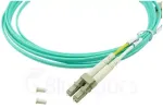 BlueOptics LC-SC mitmemoodiline OM3 Duplex valguskaabli &uuml;henduskaabel, LC-UPC/SC-UPC, 10 m, beež (Corning 055702T512000010M-iga &uuml;hilduv)