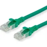 ROLINE - paigalduskaabel - RJ-45 (M) isasesse RJ-45 (M) - 30 cm - SFTP, PiMF - CAT 6 - halogeenivaba, vormitud, keerutatud - roheline (21.15.2954)