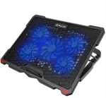 Tellur Jahutusalus Basic 17, 5 ventilaatorit, LED, Must