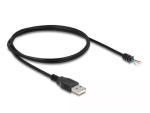 DeLOCK USB 2.0 Type-A-pistik 4 x lahtisele juhtmele 1 m must
