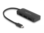DeLOCK USB-C-t&uuml;&uuml;pi jaotur DP Alt Mode &rarr; 3 &times; DisplayPort MST 4K 60 Hz