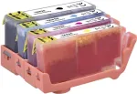 Renkforce'i tindikomplekt, asendab HP 364 XL (N9J74AE), &uuml;hilduv must, ts&uuml;aan, magenta, kollane RF-5705446 (RF-5705446)