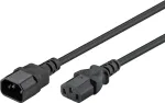 Goobay IEC seadme pikendusjuhe, 1,8 m, must (59570)