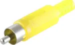 RCA-pistik ShiverPeaks BS51400-Y kollane isane