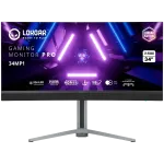 LORGAR 34MP1, UWQHD MiniLED m&auml;ngumonitor Pro, 34'' (3440*1440) VA kumer monitor, must/piimhall