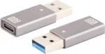 USB-A - USB-C adapter ShiverPeaks 14-05033 &ndash; USB 3.1, 10 Gbps