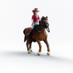 schleich HORSE CLUB Hannah & Cayenne, 5 a, Hobused, Mitmev&auml;rviline