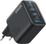 Anker Zolo Charger 70W Charger 4-Port 3x USB-C 1x USB-A GaN Must