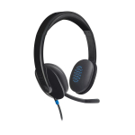 Peakomplekt Logitech H540 sisseehitatud mikrofoniga USB Type-A must