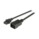 EFB-Elektronik IEC toitejuhe C20 180&deg; - C13 180&deg;, must, 1,8 m, 3 x 1,00 mm&sup2; Tootja: EFB Elektronik (EK531.1,8V2)