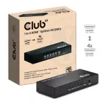 CLUB3D 1 to 4 HDMI&trade; Splitter 4K120Hz