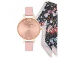 OLIVIA BURTON Enchanted Garden Naiste kella kingikomplekt OB16GSET23 34mm Roosakuld