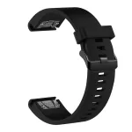 Silikoonist kellarihm FIXED Garmin QuickFit 20 mm, must