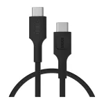 Green Cell PowerStream USB-C - USB-C kaabel 100W, 0,3 m, must