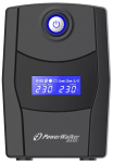 Katkematu toiteallikas PowerWalker VI 1000 STL, Line-Interactive 1 kVA (600 W), 230 V, AVR, LCD, 2x Type E pistikupesa, USB