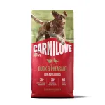 CARNILOVE ACTIVE koeratoida kuiv part ja faasan t&auml;iskasvanud k&otilde;ikidele t&otilde;ugudele 12 kg