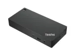 Lenovo ThinkPad Universal USB-C Dock 40AY0090EU - 3x 4K-kuva tugi, 100W toide, 10 porti, must
