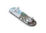 MUUWMI AU 540 Classic rula ABEC 5 Skull 31 inch x 8 inch