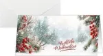 SIGEL DS645 j&otilde;ulukaart Scandinavian Snow, DIN Lang horisontaalne, 250 gsm valge papp, tintprinter/laserprinter/kopeerimismasin, 1 tk