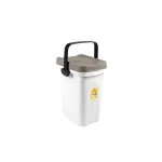 STEFANPLAST lemmikloomatoa hoiustamise konteiner 7L valge/helehall
