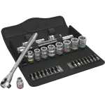 Wera 8100 SB 7 - padrunv&otilde;tmete komplekt - must - kroom - CE - terarattaga k&auml;epide - 1 tk - 3/8 tolli