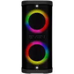 Kaasaskantav k&otilde;lar SVEN PS-950, must, v&otilde;imsus 2x80W (RMS), TWS, Bluetooth, IPx4, FM, USB, microSD, LED-ekraan, liitiumaku