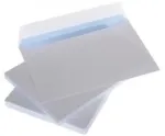 &Uuml;mbrikud triibuga C5 162x229 mm, valge 80g x 50 tk