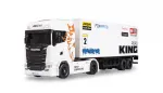 Amewi Mini-Scania 730 S koos kastihaagisega 1:64 RTR, valge (22784)