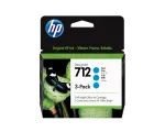 HP 712 3-pakk 29-ml ts&uuml;aan DesignJet tindikassett