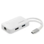 Edimax EU-4308 USB-C jaotur, 3x USB 3.0 + Gigabit Ethernet