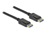 Delock - DisplayPort-kaabel - DisplayPort (M) DisplayPorti (M) - DisplayPort 2,0 - 2,0 m - toetab 10K 60 Hz (10 240 x 4320) - must (80262)